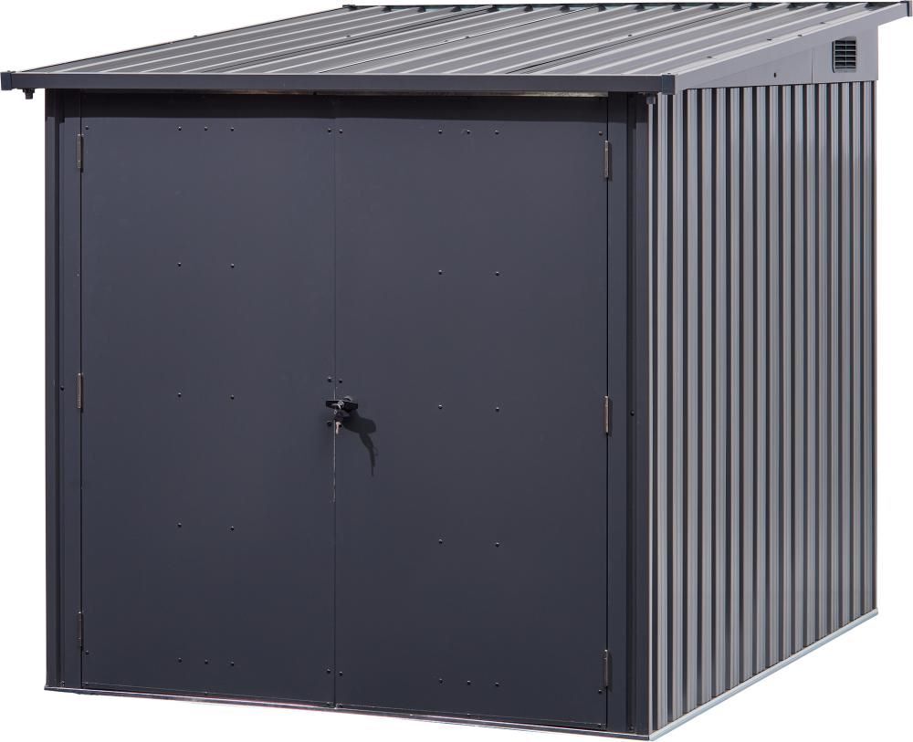 Fahrradgarage für 3 Fahrräder 164 x 204 x 145/163 cm Produktbild Fahrradgarage für 3 Fahrräder 164 x 204 x 145/163 cm