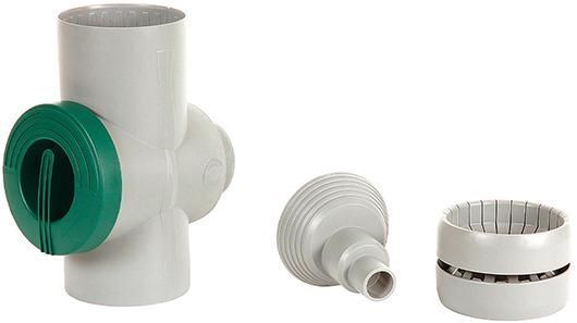 Filtersammler Reduktion Adapter grau Produktbild Filtersammler Reduktion Adapter grau