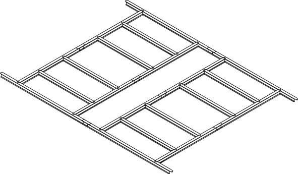 Fundament zu Gerätehaus mit Satteldach 238 x 301 x 214 cm Produktbild Fundament zu Gerätehaus mit Satteldach 238 x 301 x 214 cm