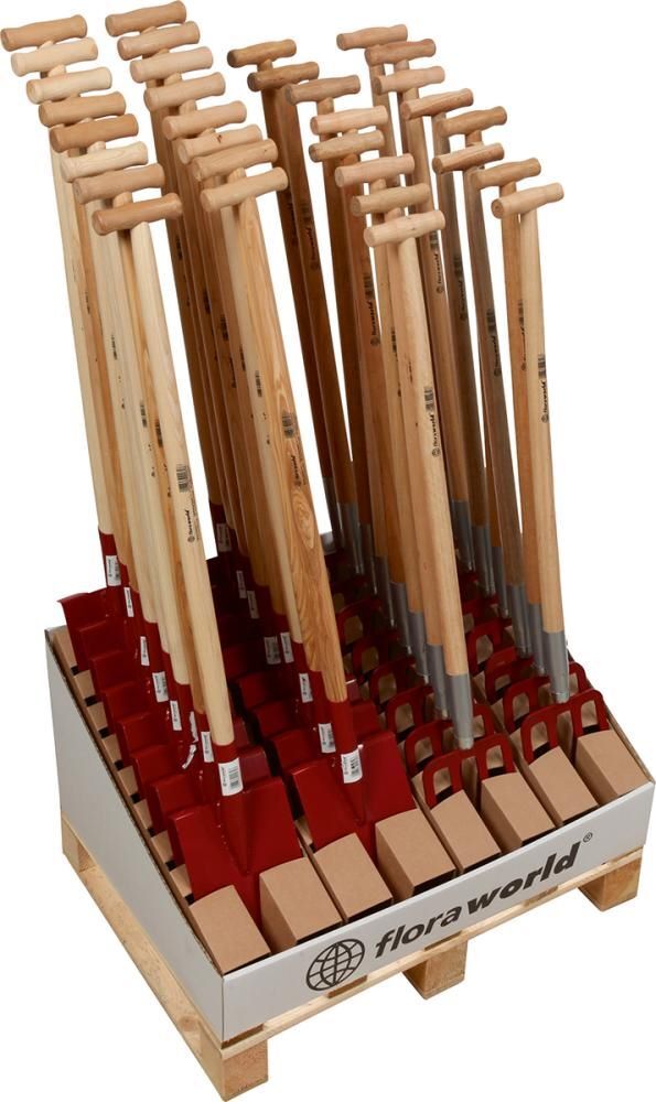 Floraworld Gärtnerspaten und Spatengabel rot Classic 18 cm Produktbild Floraworld Gärtnerspaten und Spatengabel rot Classic 18 cm