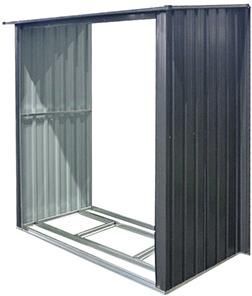 Anbau-Holzunterstand für Gerätehäuser B 153 x L 81 x H 159/170 cm Produktbild Anbau-Holzunterstand für Gerätehäuser B 153 x L 81 x H 159/170 cm