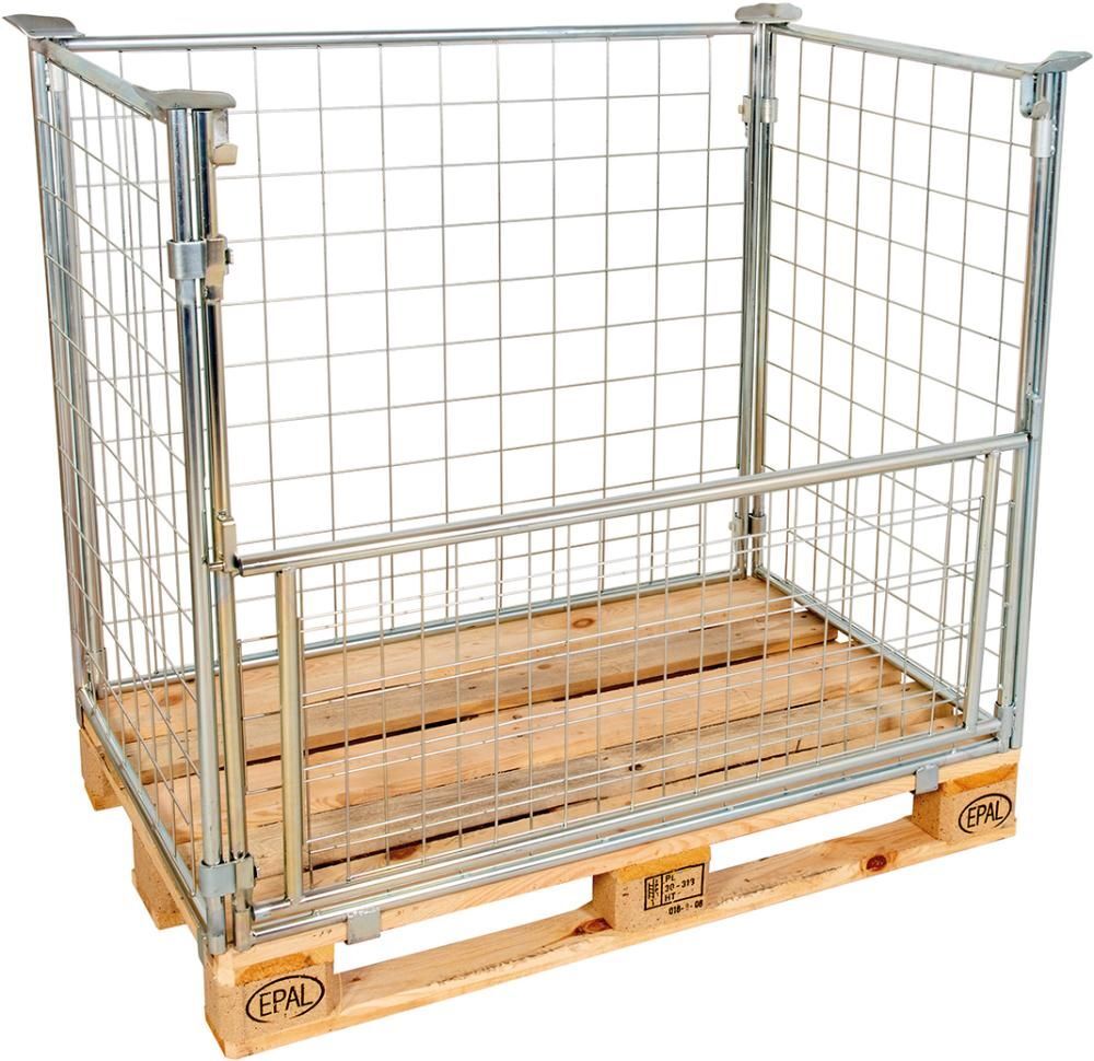 Gitteraufsatzrahmen 1200 x 800 x 800 mm verzinkt Masche 10 x 10 mm Produktbild Gitteraufsatzrahmen 1200 x 800 x 800 mm verzinkt Masche 10 x 10 mm