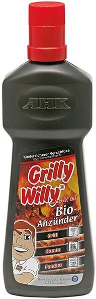 Grillanzünder Grilly Willy Flasche mit 750 ml Produktbild Grillanzünder Grilly Willy Flasche mit 750 ml