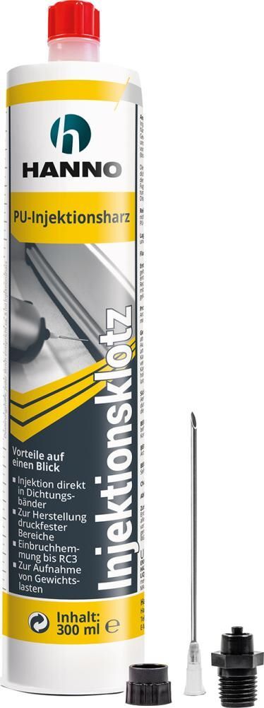 Hanno Injektionsklotz Kartusche mit 300 ml