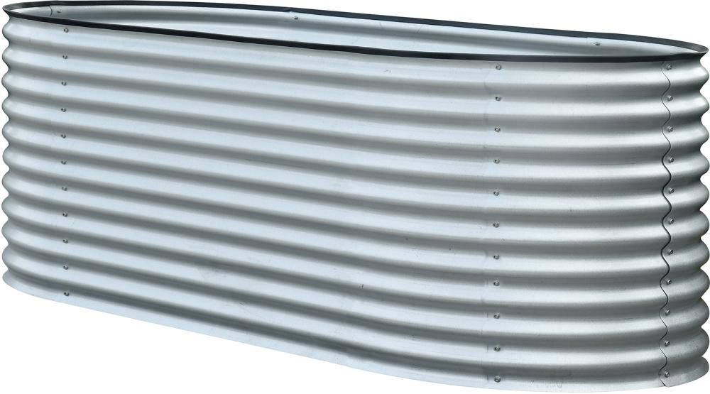 Hochbeet Silo oval 240 x 80 x 82 cm Zink aluminiumbeschichtet Produktbild Hochbeet Silo oval 240 x 80 x 82 cm Zink aluminiumbeschichtet