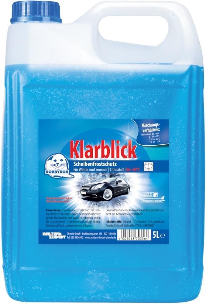 Scheibenfrostschutz Klarblick bis Minus 60 Grad C Kanister mit 5 Liter Produktbild Scheibenfrostschutz Klarblick bis Minus 60 Grad C Kanister mit 5 Liter