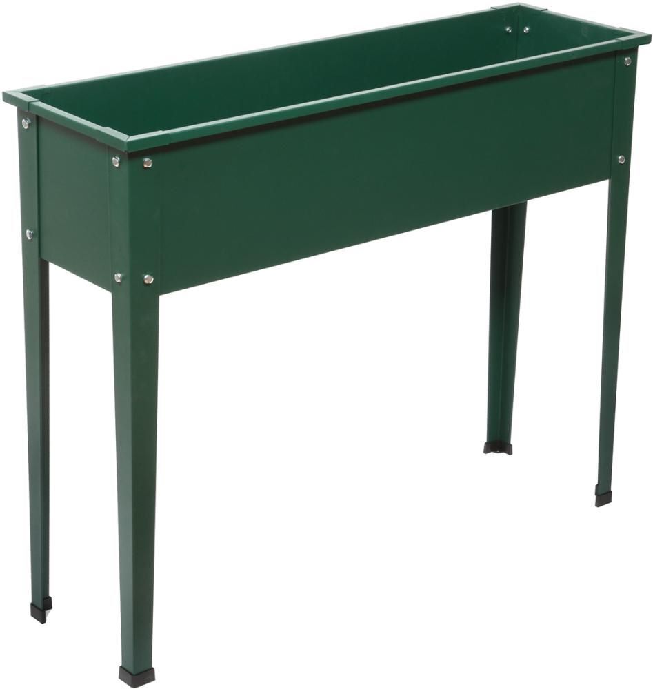 Metall Hochbeet Größe 3 grün matt 100 x 40 x 80 cm Produktbild Metall Hochbeet Größe 3 grün matt 100 x 40 x 80 cm