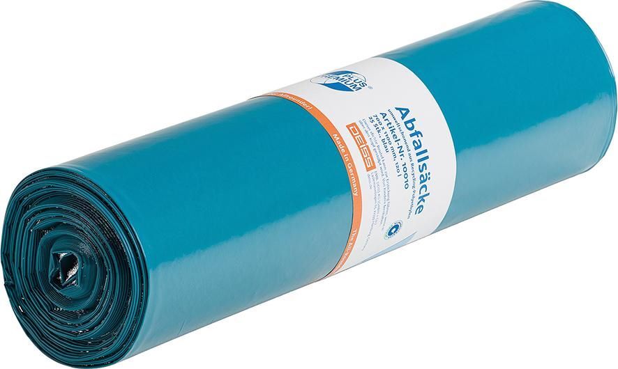 Müllsack Premium Plus 120 Liter blau Allrounder Produktbild Müllsack Premium Plus 120 Liter blau Allrounder