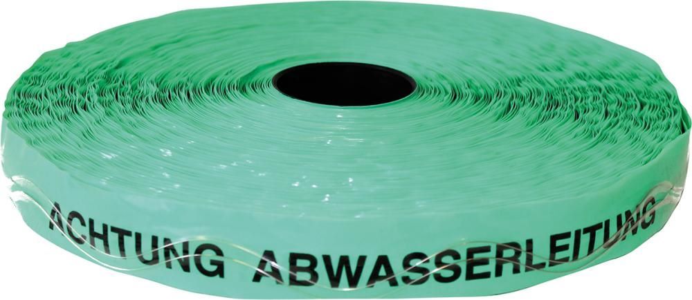 Ortungsband 250 m Achtung Abwasserleitung grün