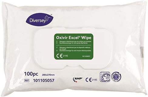 Desinfektionstücher Oxivir Excel Wipe Spenderpackung mit 100 Tücher Produktbild Desinfektionstücher Oxivir Excel Wipe Spenderpackung mit 100 Tücher