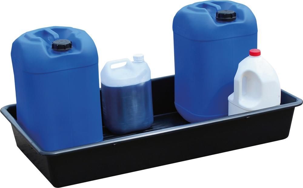 Auffangwanne PE für Kleingebinde 65 Liter 100 x 55 x 15 cm Chemikalienbeständig Produktbild Auffangwanne PE für Kleingebinde 65 Liter 100 x 55 x 15 cm Chemikalienbeständig bild 3