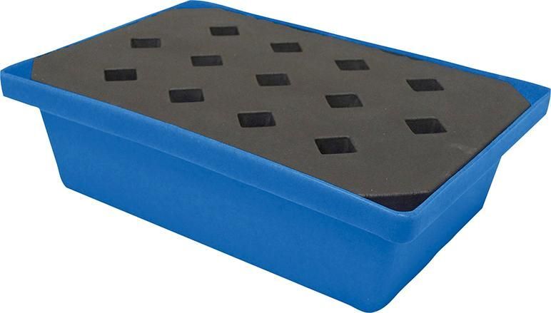 Auffangwanne ST20 für Kleingebinde 22 Liter 59,5 x 39,5 x 17 cm mit Rost
