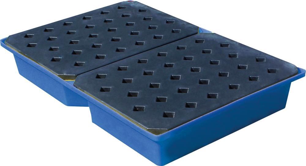 Auffangwanne ST100 für Kleingebinde 104 Liter 119,5 x 79,5 x 18,5 cm mit Rost Produktbild Auffangwanne ST100 für Kleingebinde 104 Liter 119,5 x 79,5 x 18,5 cm mit Rost