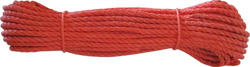 Polypropylen Seil orange D 8 mm Docke mit 20 Meter Produktbild Polypropylen Seil orange D 8 mm Docke mit 20 Meter