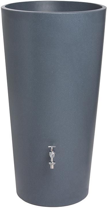 Regenwassertank Rainbowl Flower 150 Liter betongrau Produktbild Regenwassertank Rainbowl Flower 150 Liter betongrau