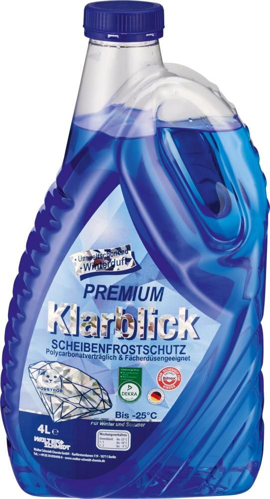 Schreibenfrostschutz Klarblick Premium Kanister mit 4 Liter Produktbild Schreibenfrostschutz Klarblick Premium Kanister mit 4 Liter