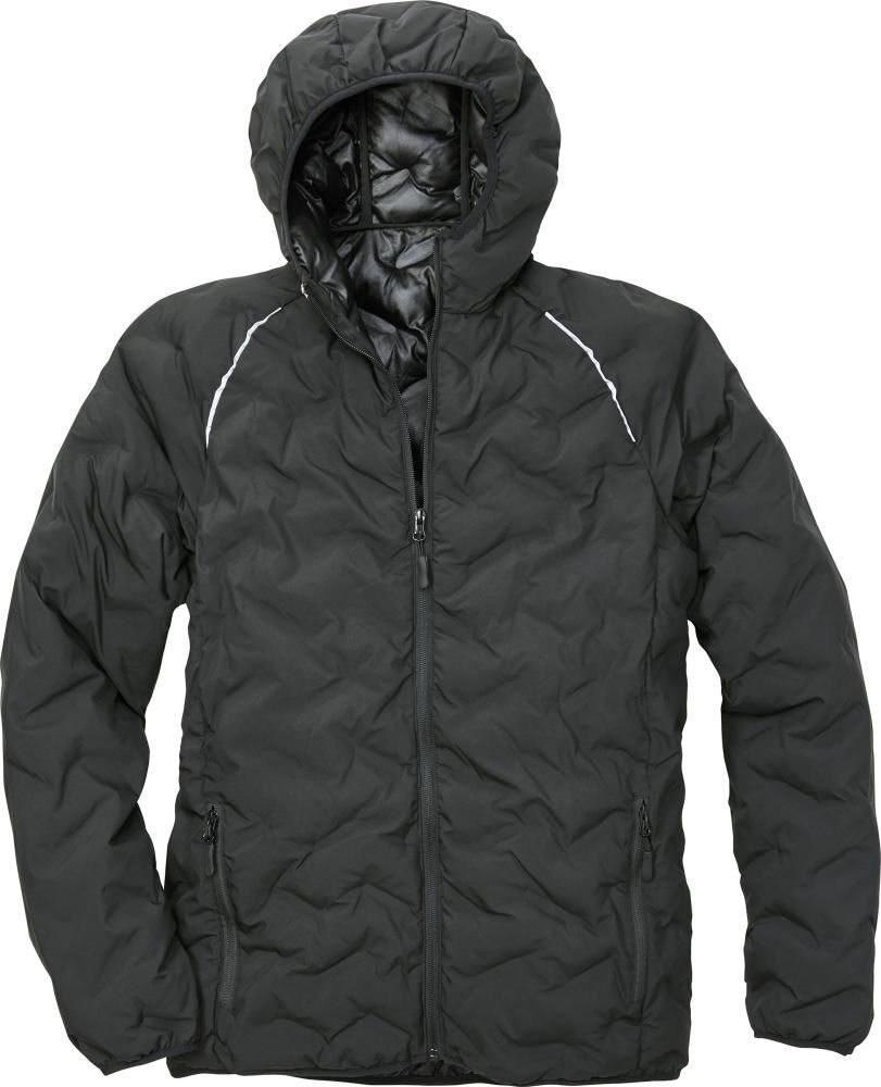 Steppjacke Achau schwarz mit Reflektoren Gr. XL Produktbild Steppjacke Achau schwarz mit Reflektoren Gr. XL