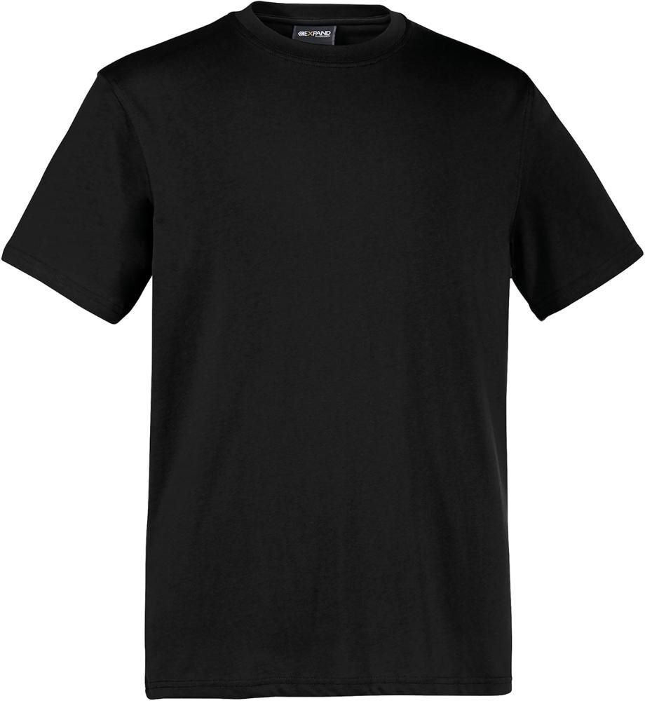 T-Shirt Rundhals schwarz Gr. S
