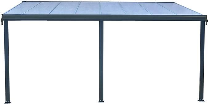 Terrassenüberdachung mit 2 Standfüßen 312 x 303 x 206/258 cm Produktbild Terrassenüberdachung mit 2 Standfüßen 312 x 303 x 206/258 cm bild 2