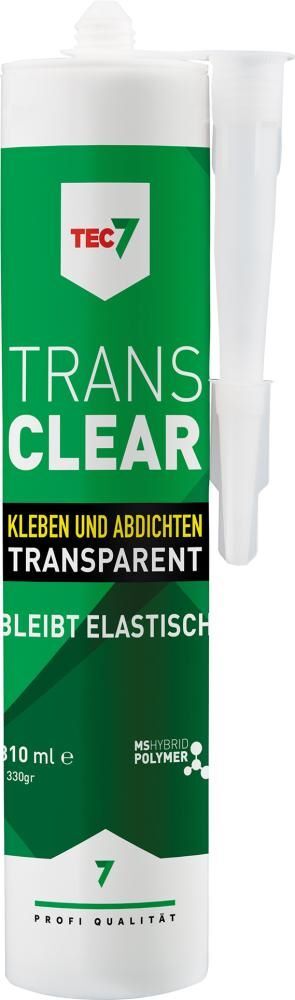Klebstoff Dichtstoff Trans farblos Kartusche mit 310 ml