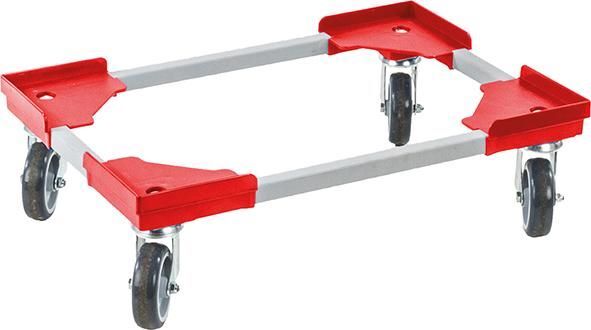 Transportroller rot 410 x 610 mm Produktbild Transportroller rot 410 x 610 mm