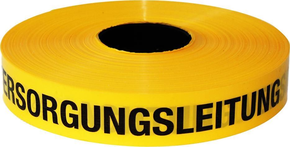 Trassen Warnband 250 m Achtung Versorgungsleitung gelb Produktbild Trassen Warnband 250 m Achtung Versorgungsleitung gelb