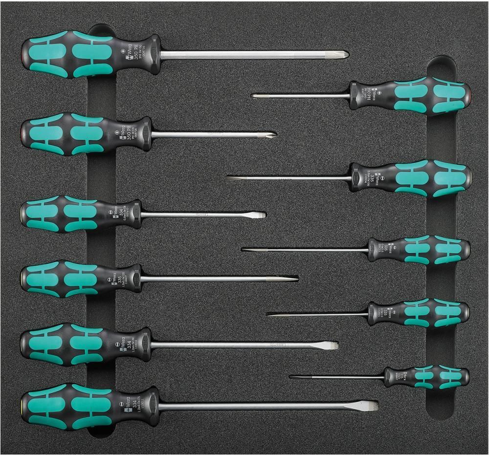 Wera Werkzeugmodul Schraubendreher Set 11 teilig Produktbild Wera Werkzeugmodul Schraubendreher Set 11 teilig