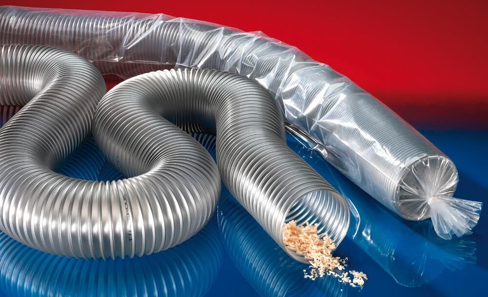 Norres Absaugschlauch Gebläseschlauch Timberduc Pur 531 AS 50 mm 5 Meter Produktbild Norres Absaugschlauch Gebläseschlauch Timberduc Pur 531 AS 50 mm 5 Meter