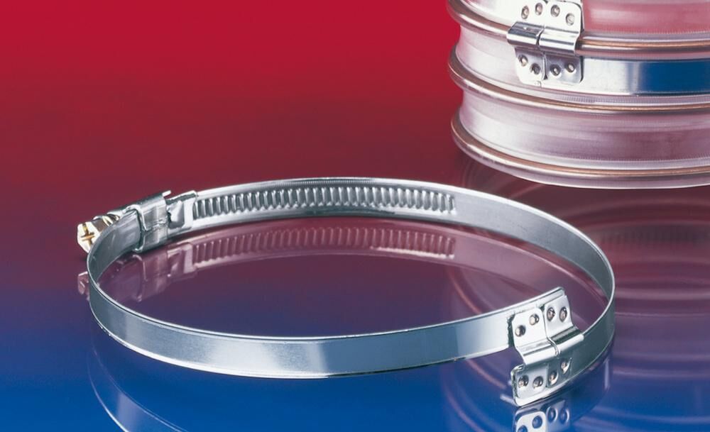 Norres Spiralschelle Clamp W2 Band 9 mm Spannweite 75 bis 95 mm Produktbild Norres Spiralschelle Clamp W2 Band 9 mm Spannweite 75 bis 95 mm