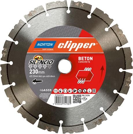 Norton Clipper Diamantscheibe Pro Beton Silencio 350 mm