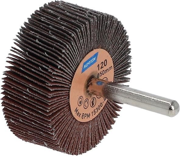 Norton Clipper Fächerschleifer mit Schaft R207Plus 50 x 20 x 6 P 120 Produktbild Norton Clipper Fächerschleifer mit Schaft R207Plus 50 x 20 x 6 P 120