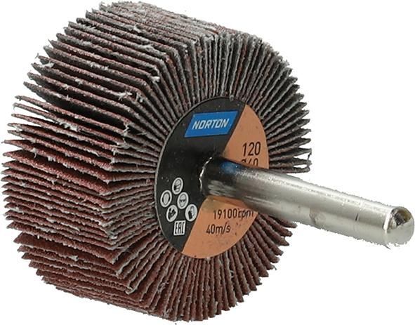 Produktbild Norton Clipper Fächerschleifer mit Schaft R207Plus 40 x 20 x 6 P 120