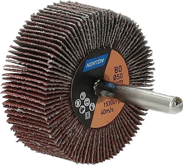 Produktbild Norton Clipper Fächerschleifer mit Schaft R207Plus 50 x 20 x 6 P 80