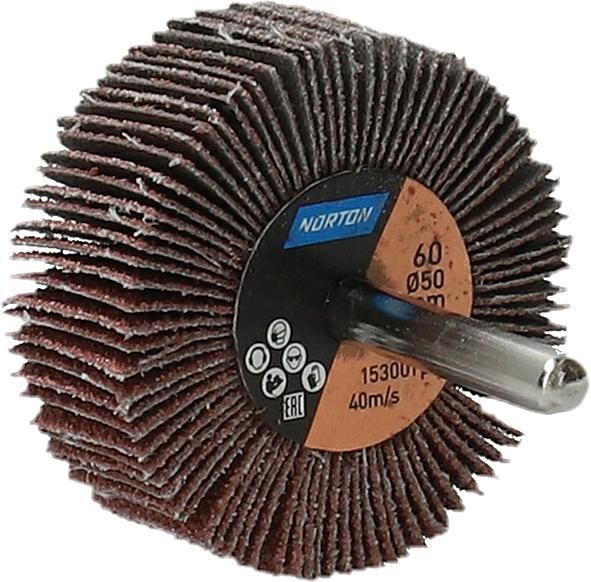 Norton Clipper Fächerschleifer mit Schaft R207Plus 50 x 20 x 6 P 60 Produktbild Norton Clipper Fächerschleifer mit Schaft R207Plus 50 x 20 x 6 P 60