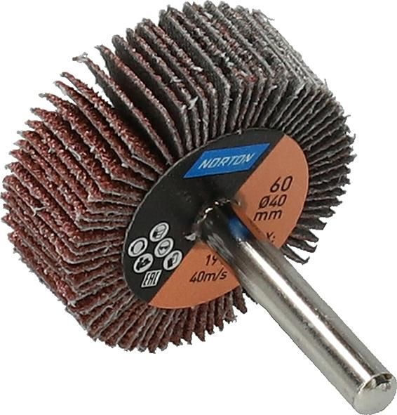 Produktbild Norton Clipper Fächerschleifer mit Schaft R207Plus 40 x 15 x 6 P 60