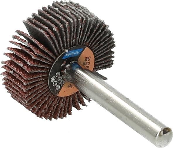 Norton Clipper Fächerschleifer mit Schaft R207Plus 30 x 10 x 6 P 60 Produktbild Norton Clipper Fächerschleifer mit Schaft R207Plus 30 x 10 x 6 P 60