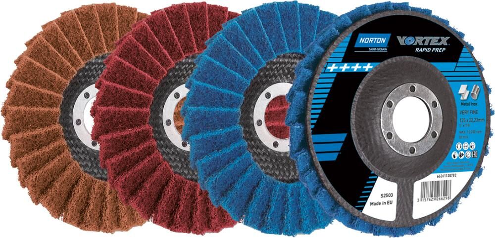 Norton Clipper SCM Fächerschleifscheibe 125 mm Grob Produktbild Norton Clipper SCM Fächerschleifscheibe 125 mm Grob