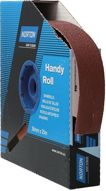 Produktbild Norton Clipper Schleifgewebe Sparrolle R222 38 mm x 25 Meter P 50