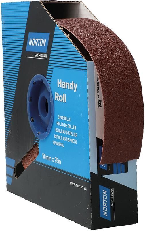 Norton Clipper Schleifgewebe Sparrolle R222 50 mm x 25 Meter P 40 Produktbild Norton Clipper Schleifgewebe Sparrolle R222 50 mm x 25 Meter P 40