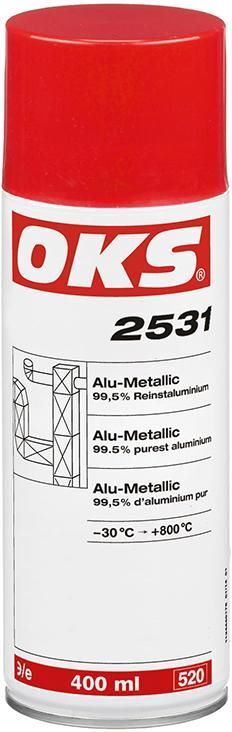 OKS Alu Metallic Spray 2531 Sprühdose mit 400 ml Produktbild OKS Alu Metallic Spray 2531 Sprühdose mit 400 ml