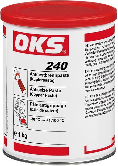 OKS Antifestbrennpaste 241 Kupferpaste Dose mit 1 kg Produktbild OKS Antifestbrennpaste 241 Kupferpaste Dose mit 1 kg