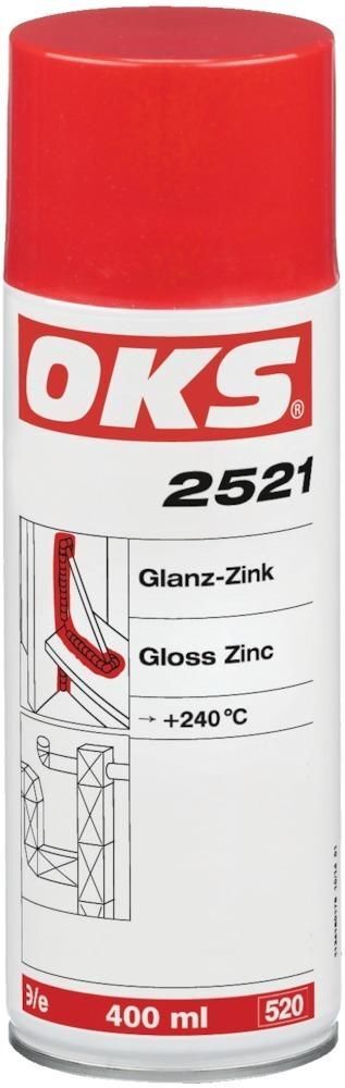OKS Glanz Zinkspray 2521 Sprühdose mit 400 ml Produktbild OKS Glanz Zinkspray 2521 Sprühdose mit 400 ml