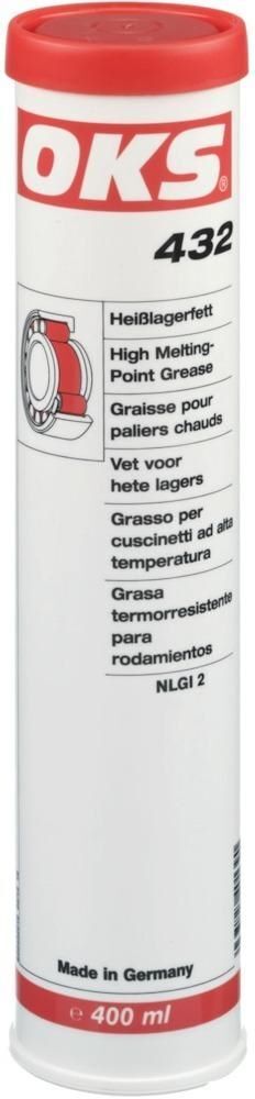 OKS Heißlagerfett 432 Kartusche mit 400 ml Produktbild OKS Heißlagerfett 432 Kartusche mit 400 ml