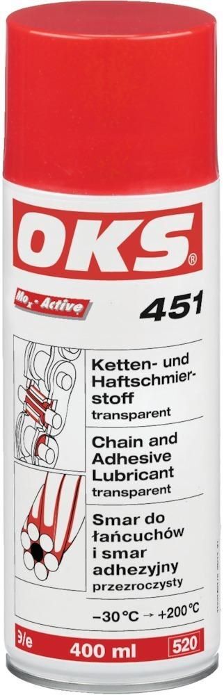 OKS Kettenschmierstoff Haftschmierstoff 451 Sprühdose mit 400 ml Produktbild OKS Kettenschmierstoff Haftschmierstoff 451 Sprühdose mit 400 ml