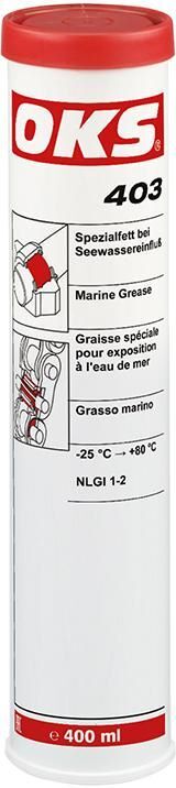 OKS Spezialfett 403 bei Seewassereinfluss Kartusche mit 400 ml Produktbild OKS Spezialfett 403 bei Seewassereinfluss Kartusche mit 400 ml