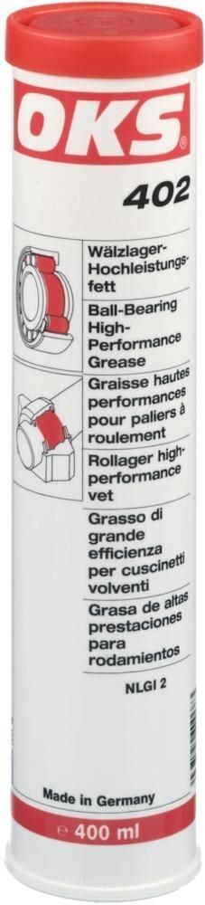 OKS Wälzlager Hochleistungsfett 402 Kartusche mit 400 ml Produktbild OKS Wälzlager Hochleistungsfett 402 Kartusche mit 400 ml