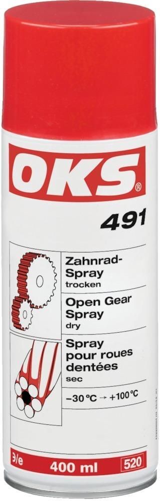 OKS Zahnradspray 491 trocken Sprühdose mit 400 ml Produktbild OKS Zahnradspray 491 trocken Sprühdose mit 400 ml