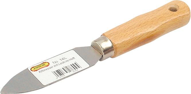 Pariere Kittmesser 25 mm Holzheft mit Aufhängeloch Produktbild Pariere Kittmesser 25 mm Holzheft mit Aufhängeloch