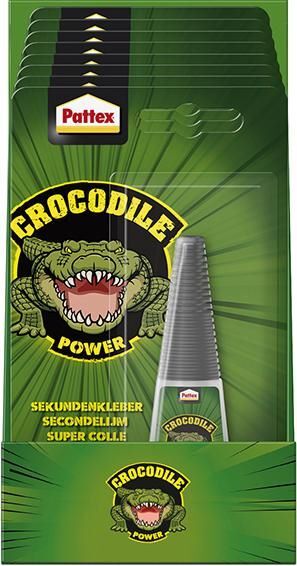 Pattex Sekundenkleber Crocodile Flasche mit 10 g Produktbild Pattex Sekundenkleber Crocodile Flasche mit 10 g