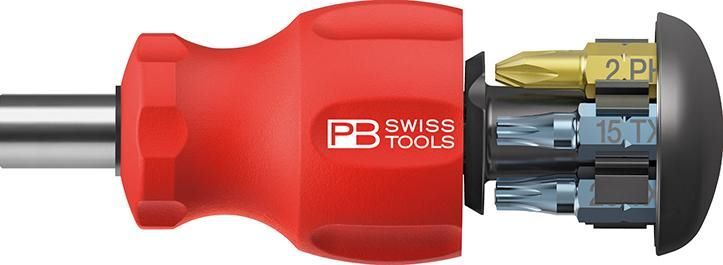 PB Swiss Tools Magazin Bithalter Stubby für 1/4 Zoll Produktbild PB Swiss Tools Magazin Bithalter Stubby für 1/4 Zoll